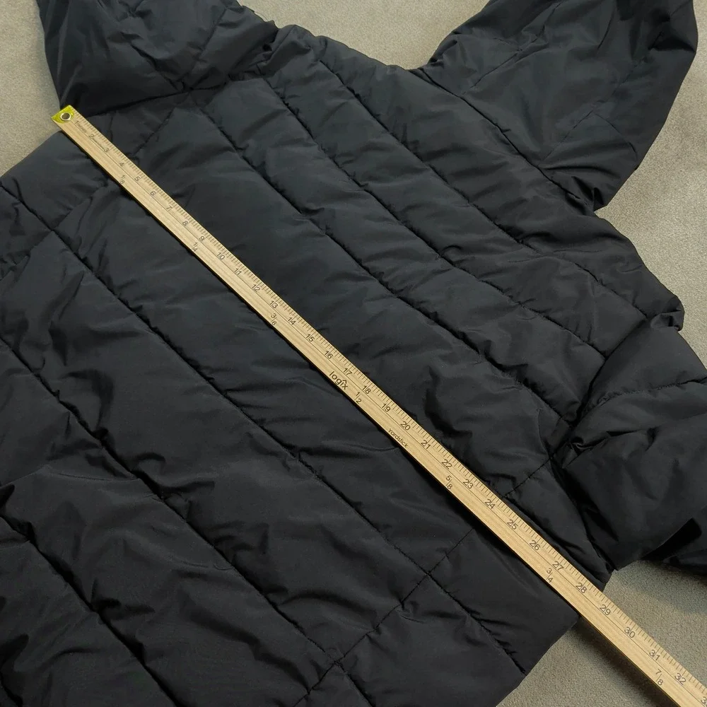Calvin Klein Men XXL Black Puffer Jacket Sorona Aura Insulated Hooded Parka Coat